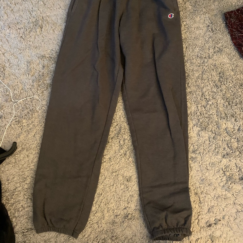 Dark grey champion sweatpants